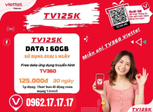 Gói TV125K 60GB 2GB/Ngày