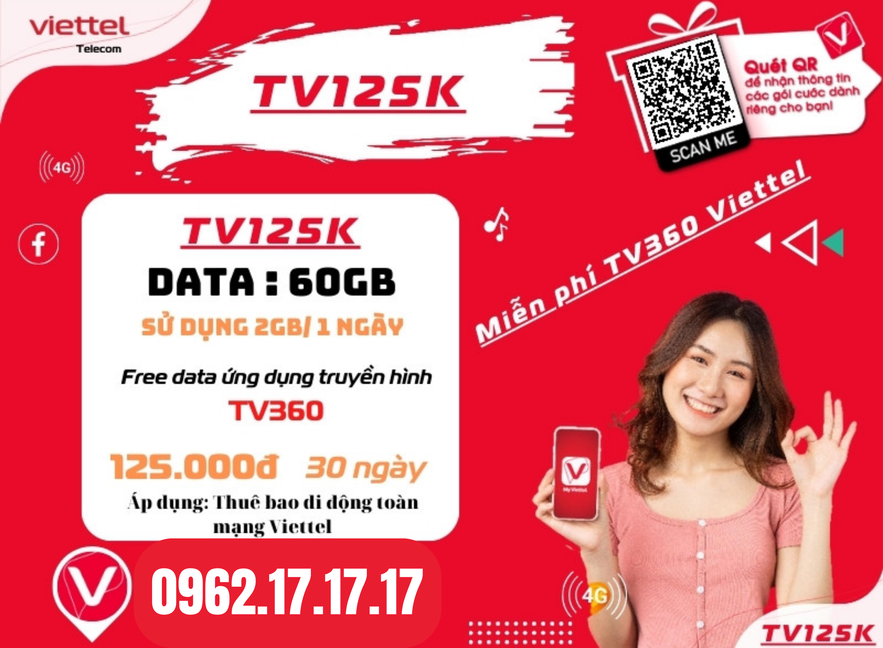 gói cước TV125K