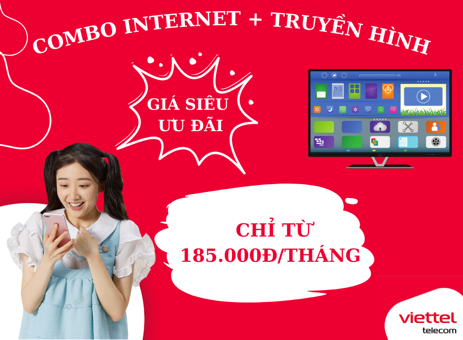 COMBO INTERNET TRUYỀN HÌNH VIETTEL