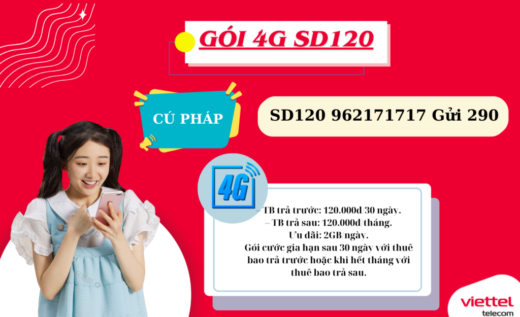 GÓI 4G VIETTEL SD120