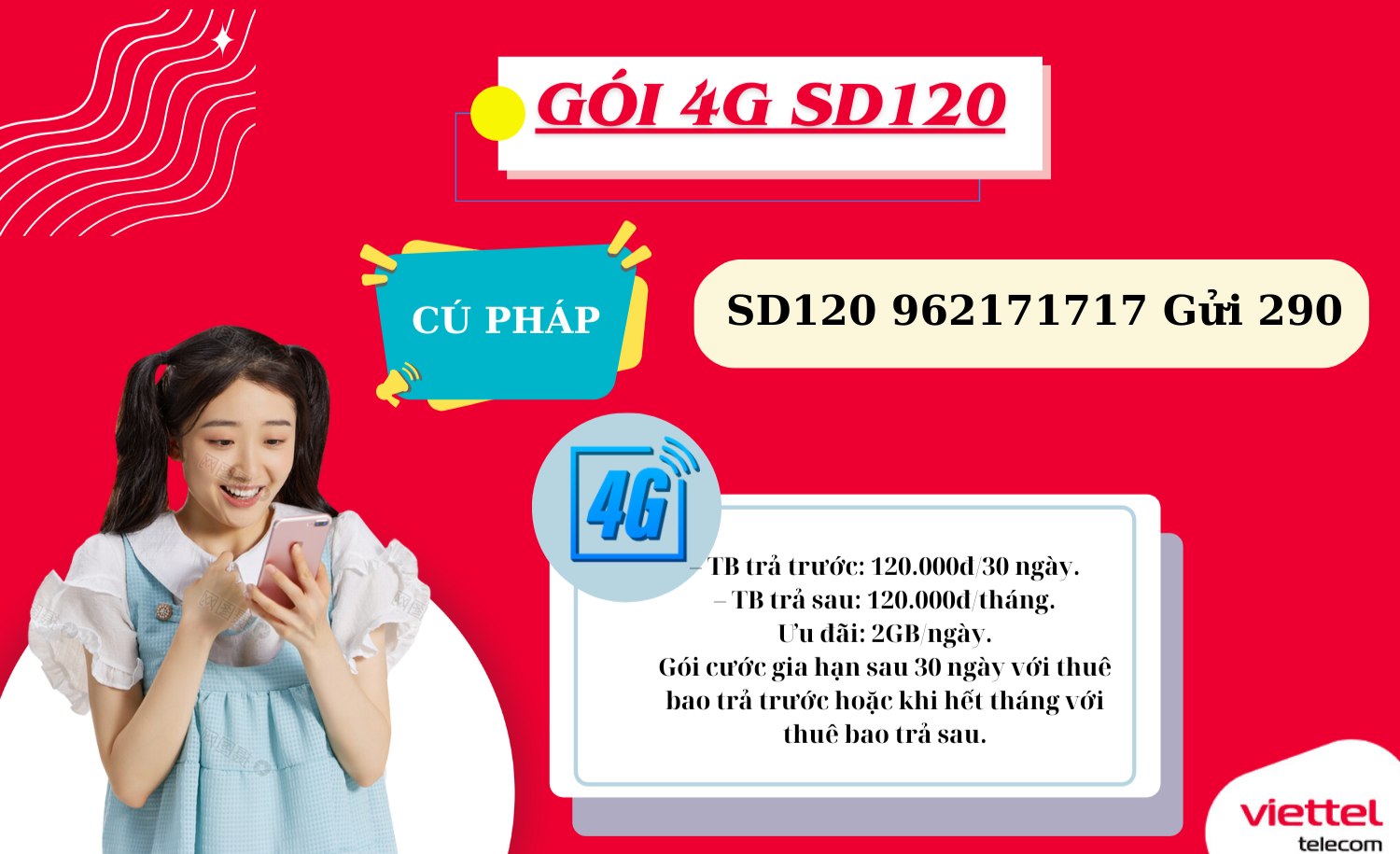 GÓI 4G VIETTEL SD120 