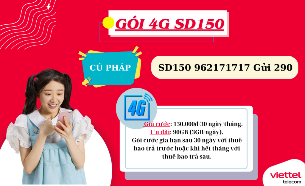 GÓI 4G VIETTEL SD150