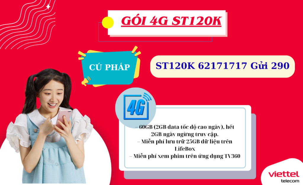 GÓI 4G VIETTEL ST120K