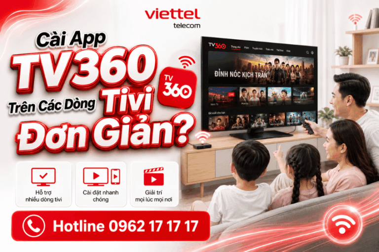 Cài App TV360 Trên Các Dòng Tivi Đơn Giản