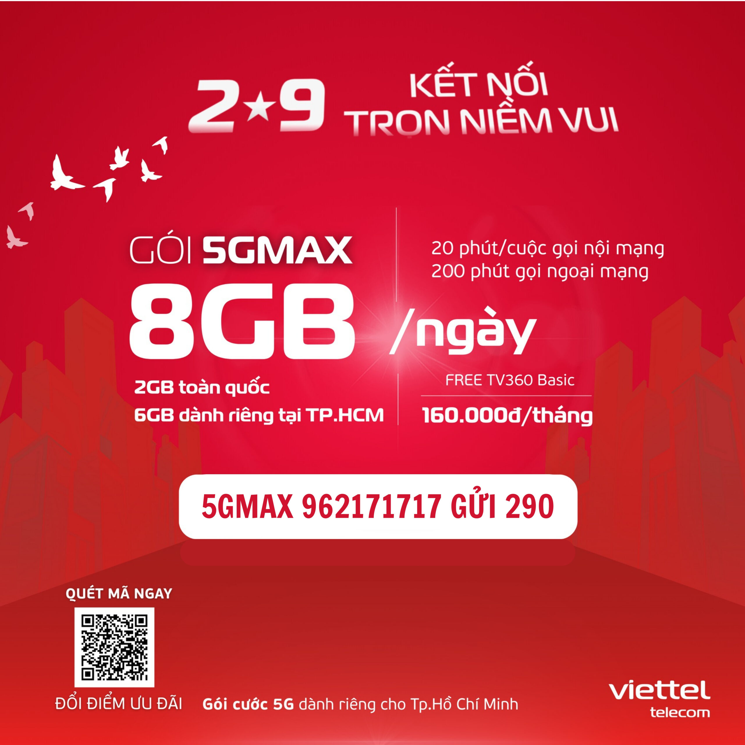 Lễ 2/9 cùng 5GMAX Viettel