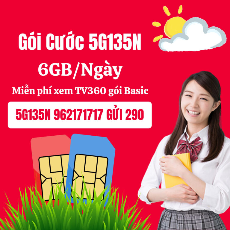 Gói cước 5G135N Viettel
