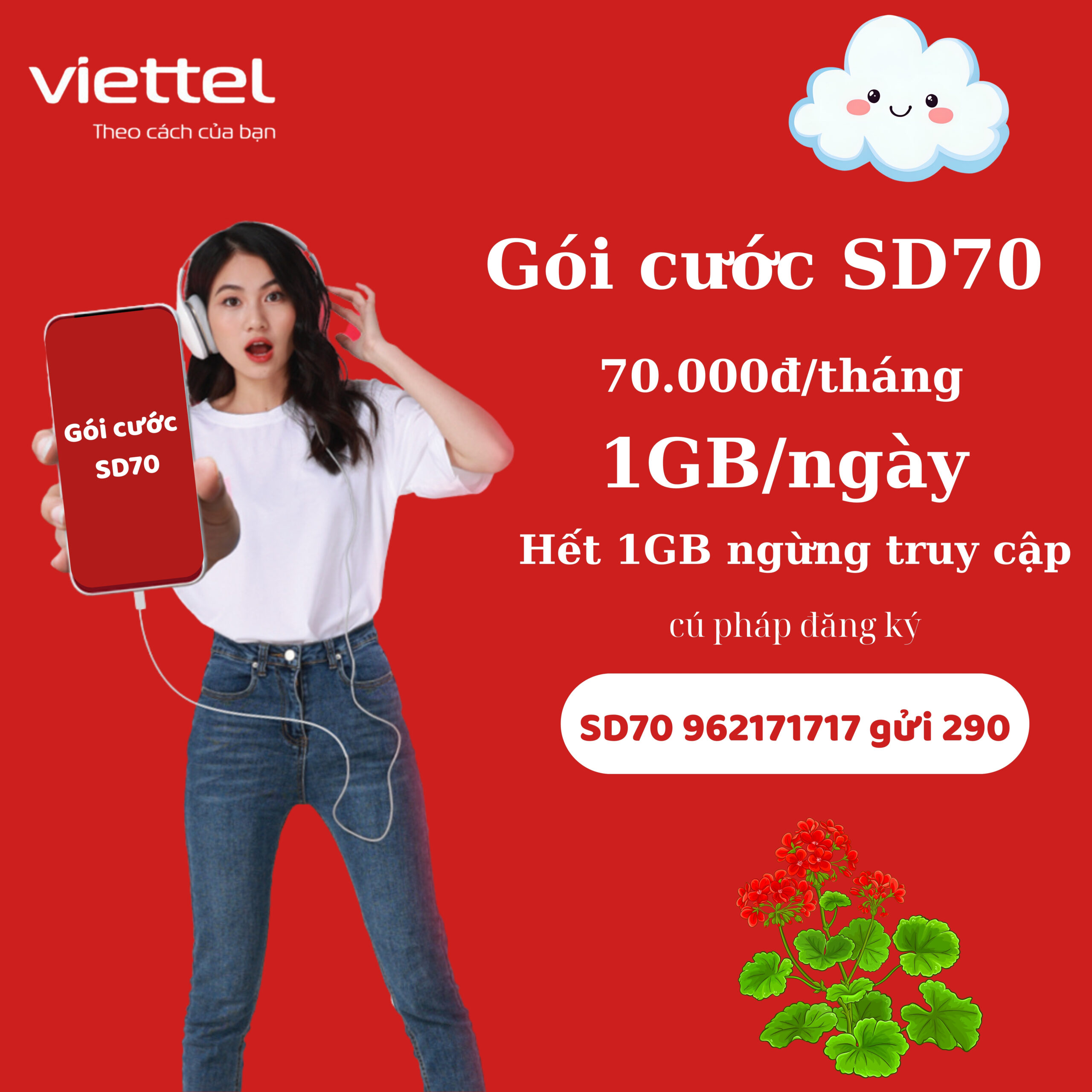 Gói Cước Viettel SD70