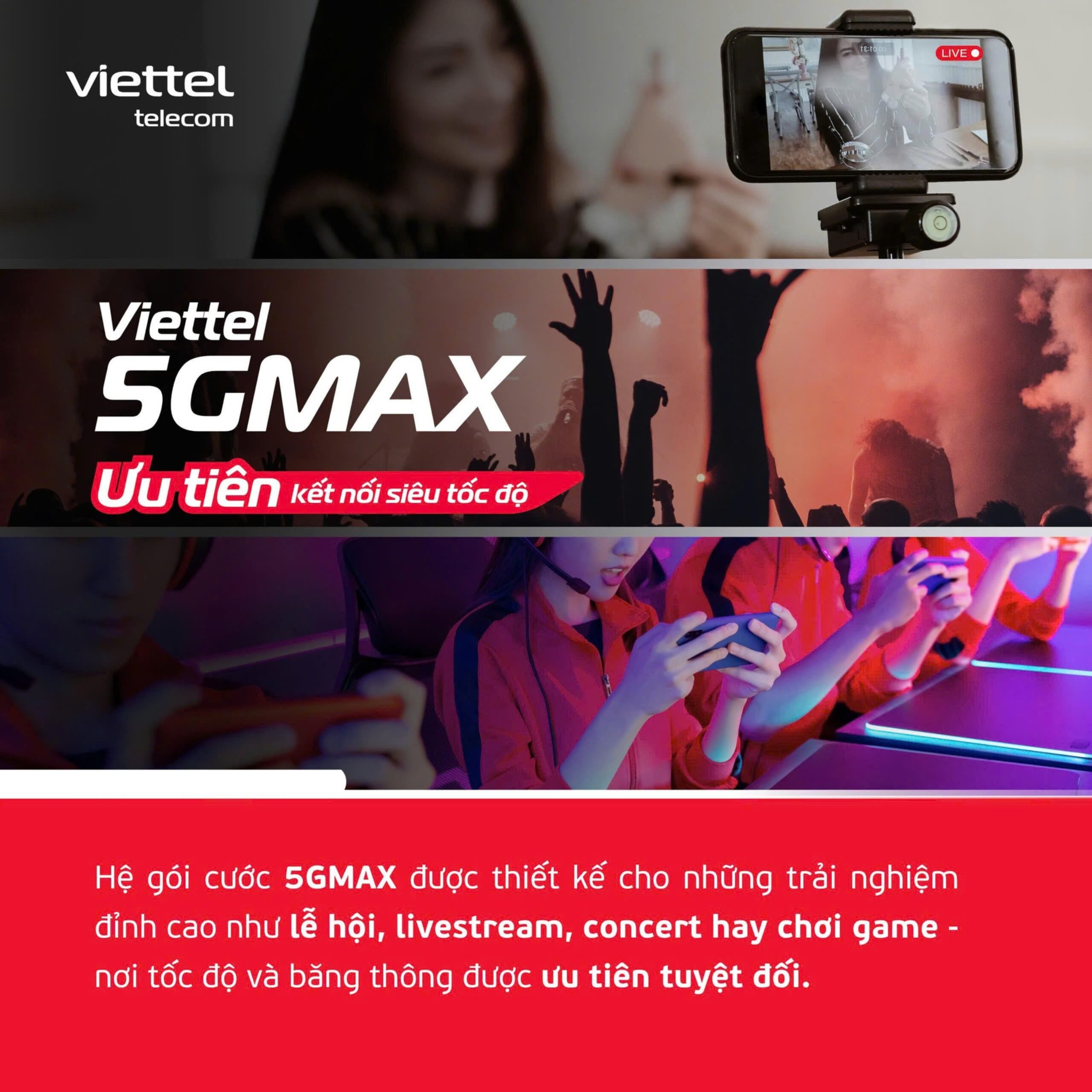 Hệ Gói Cước 5GMAX Viettel – Ưu Tiên Kết Nối Siêu Tốc Độ, Dẫn Đầu Công Nghệ 5G