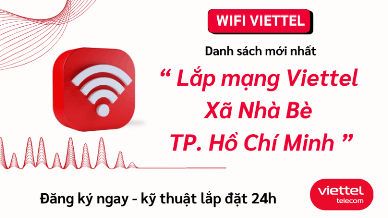 Lắp mạng Viettel Xã Nhà Bè