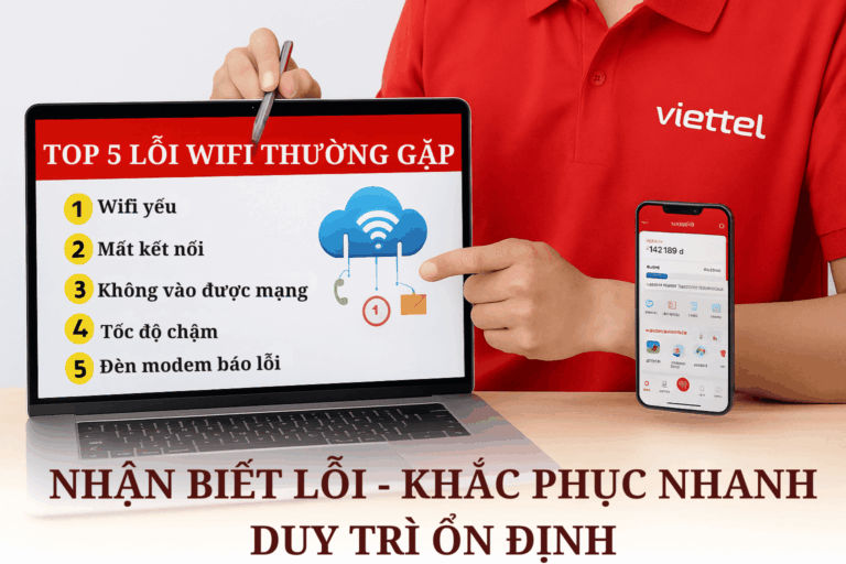 Các Lỗi WiFi Thường Gặp Và Cách Khắc Phục