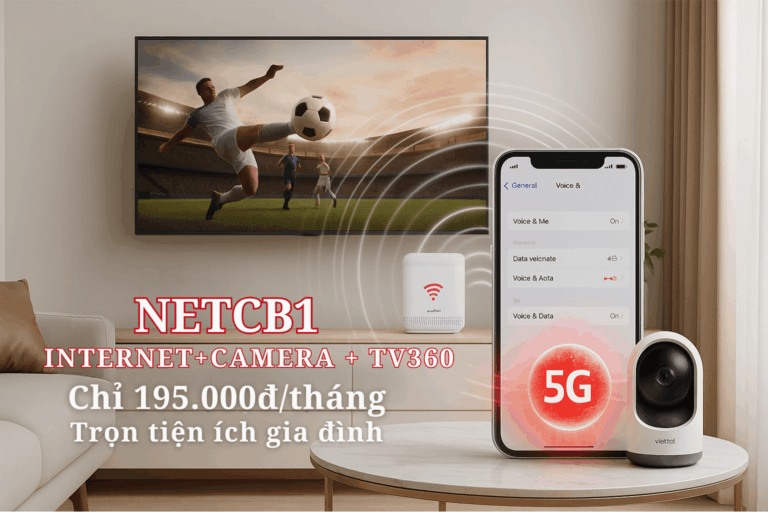 GÓI CƯỚC INTERNET VIETTEL NETCB1
