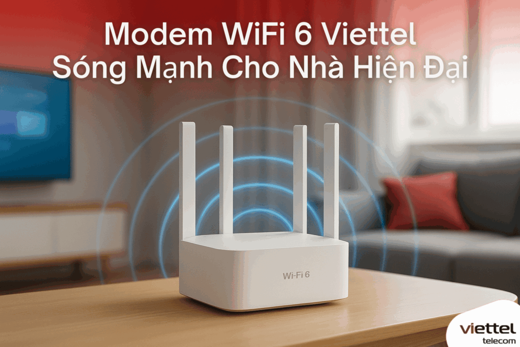 Modem WiFi 6 Viettel – Không Chỉ “6” Mà Còn ĐẸP & XỊN Cho Ngôi Nhà Hiện Đại
