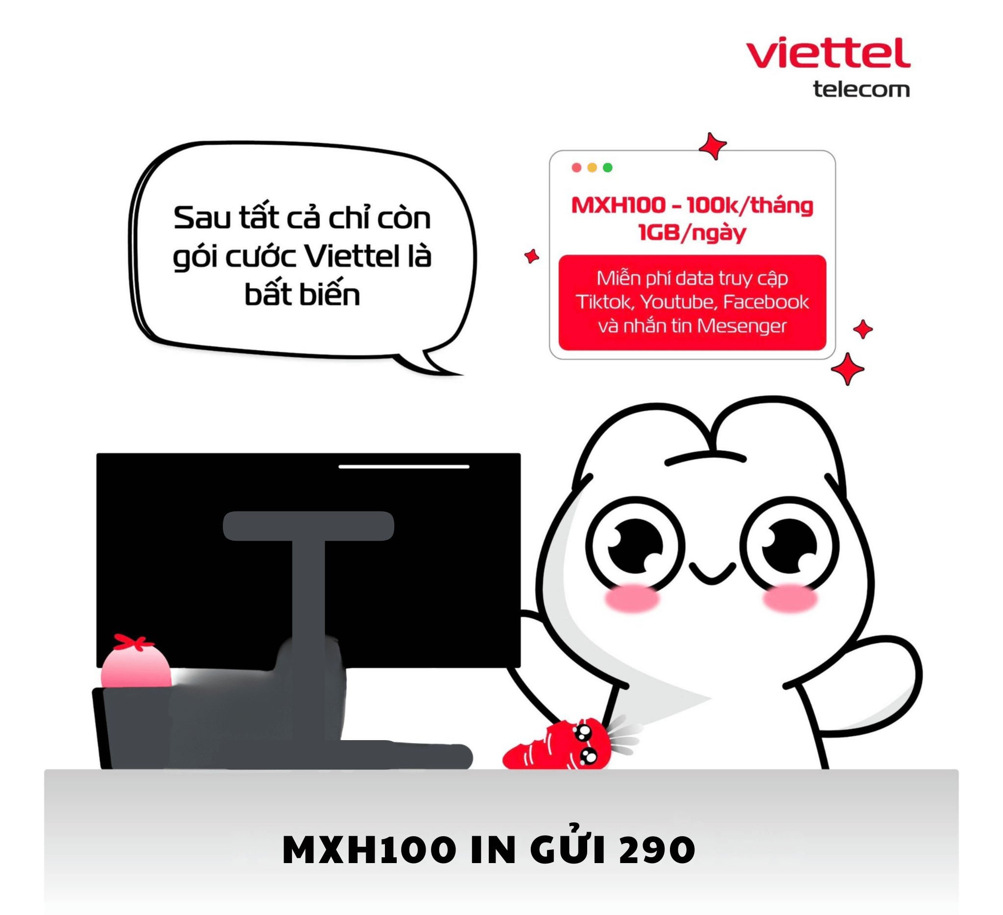 Gói MXH100 Viettel – Dùng Mạng Xã Hội Thoải Mái, Không Lo Hết Data