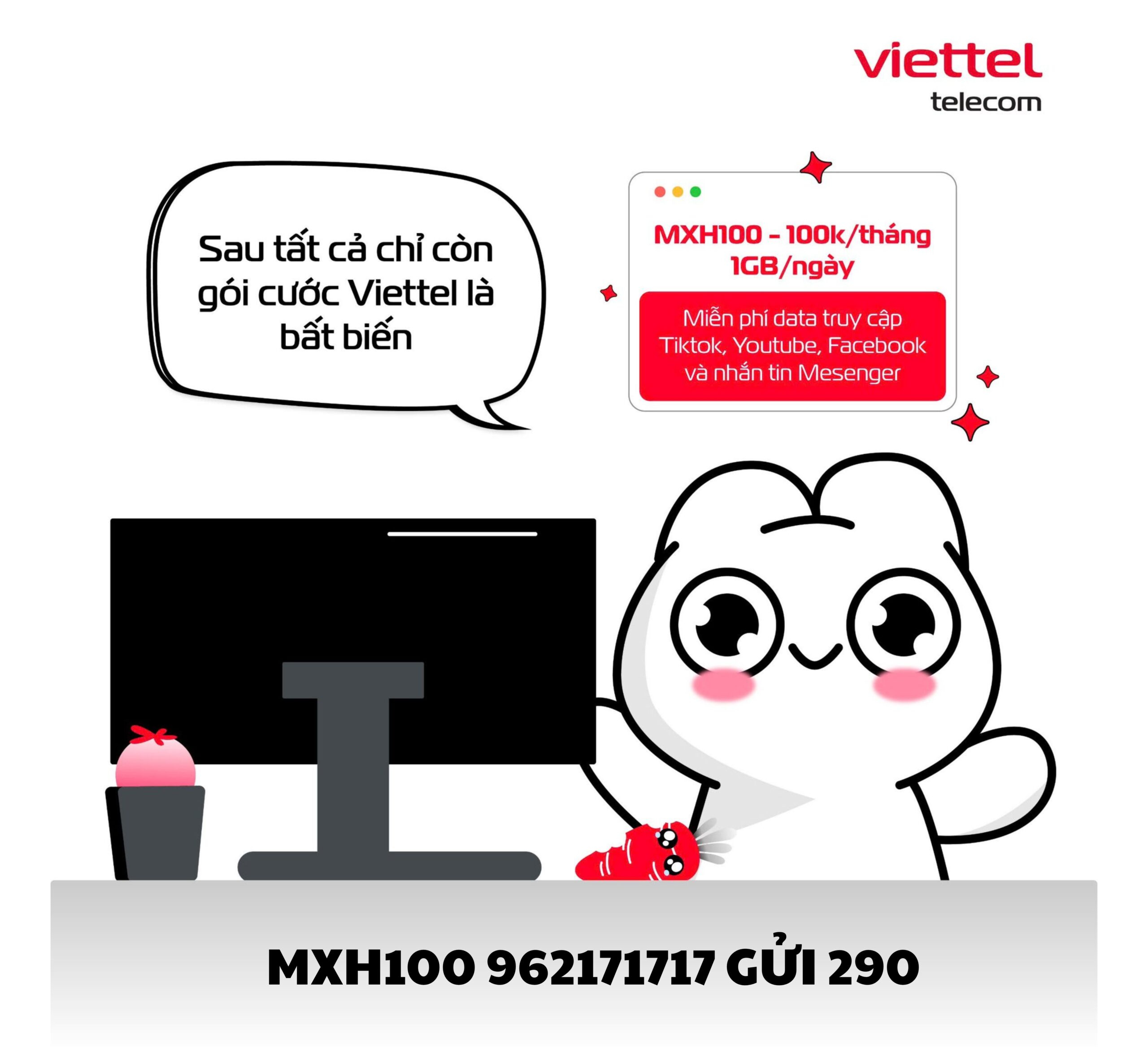 Gói MXH100 Viettel – Dùng Mạng Xã Hội Thoải Mái, Không Lo Hết Data