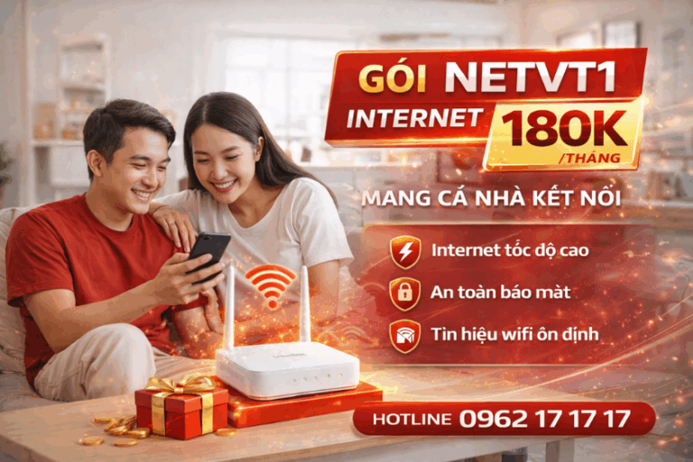 Gói Cước WiFi 180k của Viettel