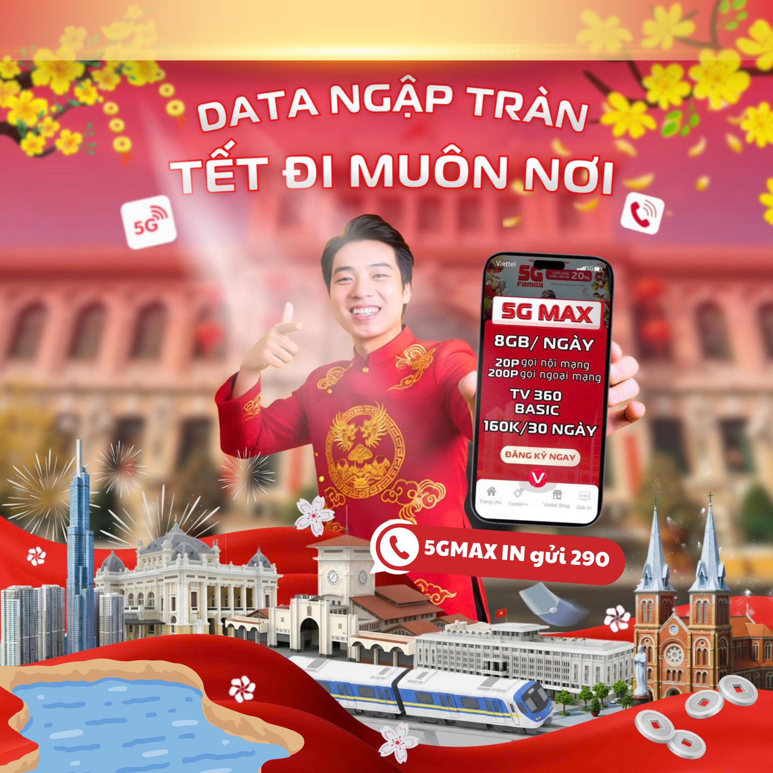 Gói Cước 5GMAX Viettel – Data Lớn Mỗi Ngày, Gọi Thoại Thoải Mái Chỉ 160.000đ/Tháng