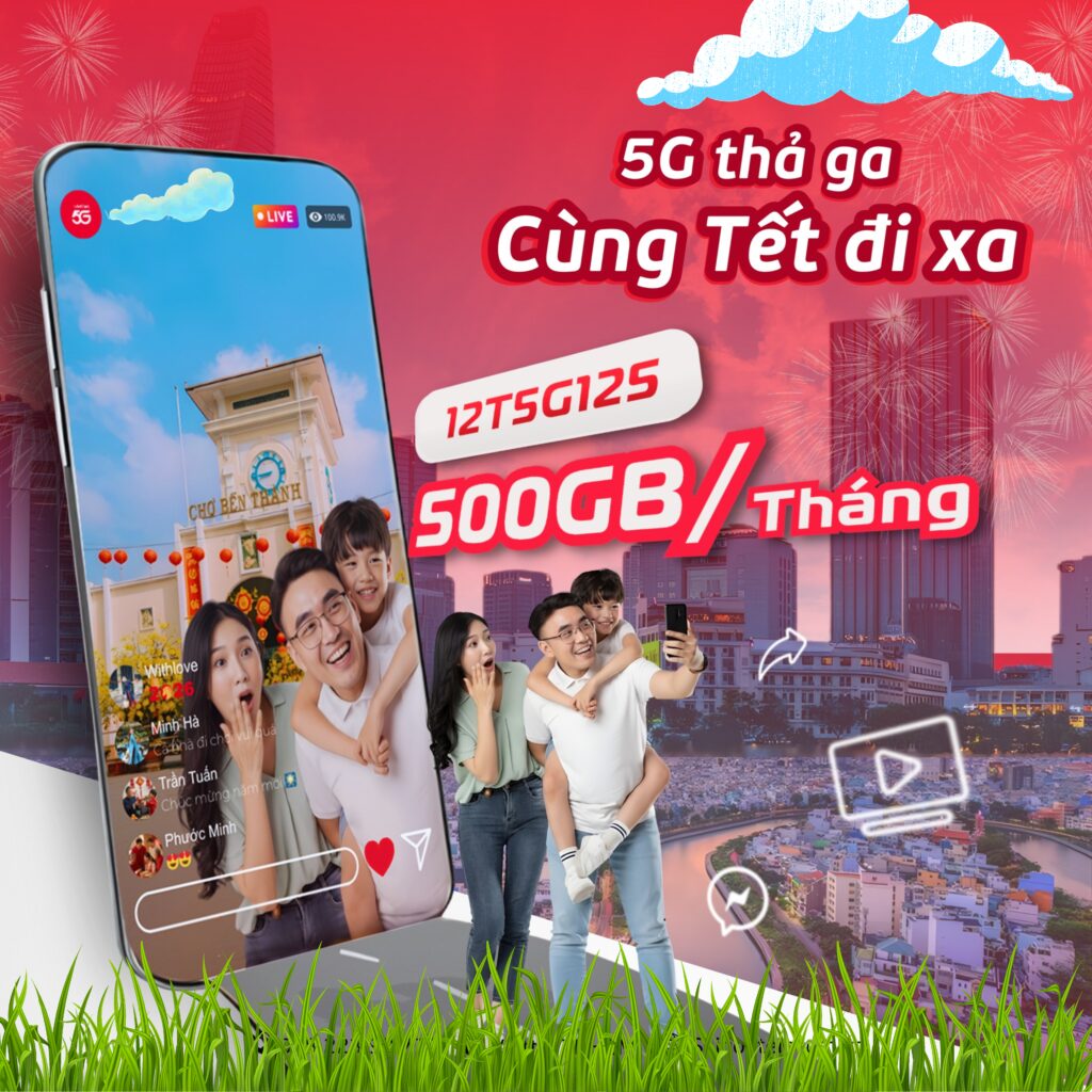 5G THẢ GA CÙNG VIETTEL – ĐI XA NGÀY TẾT, ONLINE VẪN MƯỢT