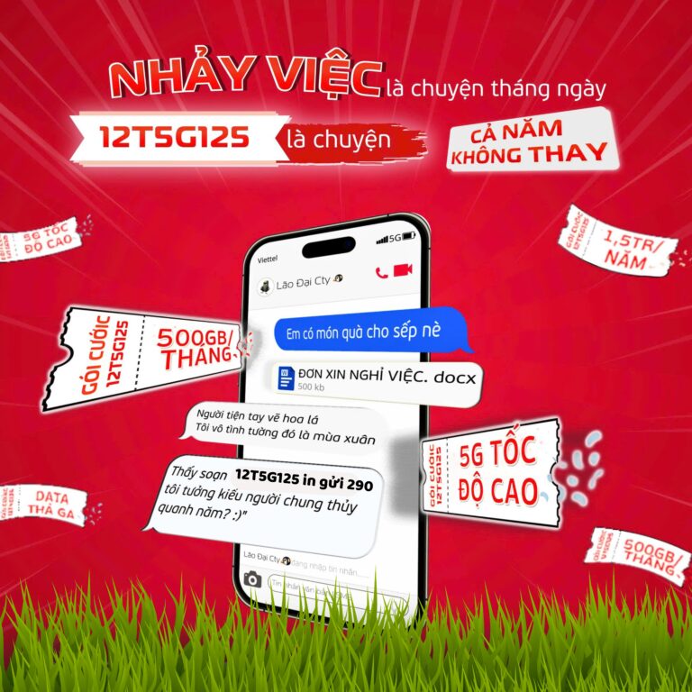 5G viettel 500GB/30 ngày
