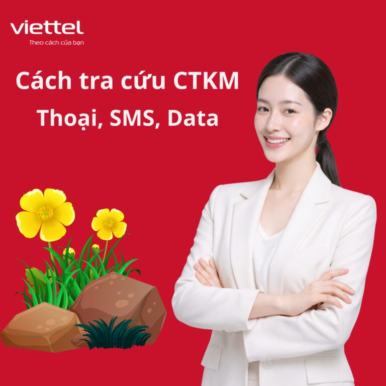 cách tra cứu các CTKM thoại, SMS, Data Viettel