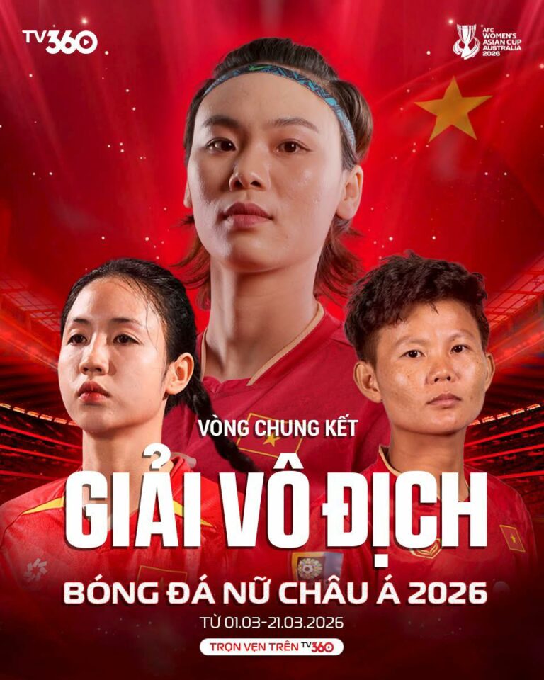 WOMEN’S ASIAN CUP 2026 CÙNG TV360