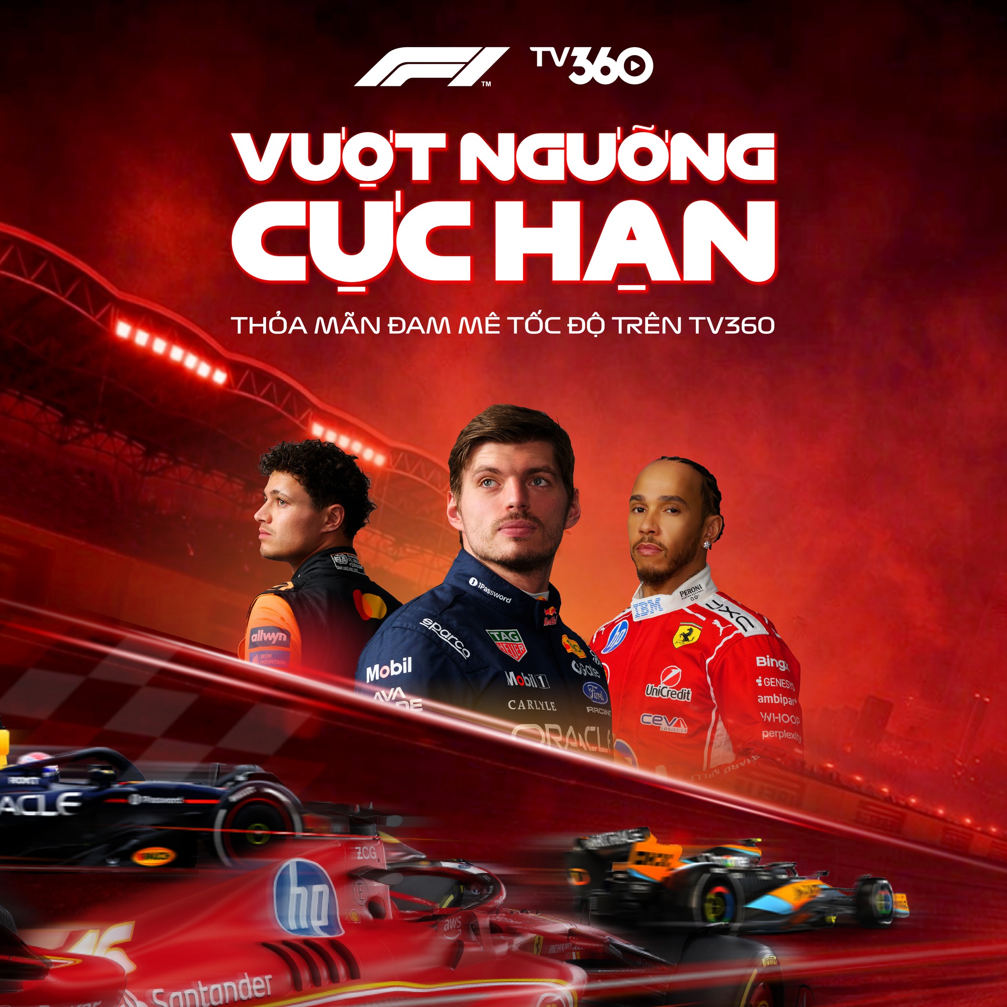 F1 Chính Thức Có Mặt Trên TV360 – Xem Trực Tiếp Formula 1 Độc Quyền Tại Việt Nam 2026–2028