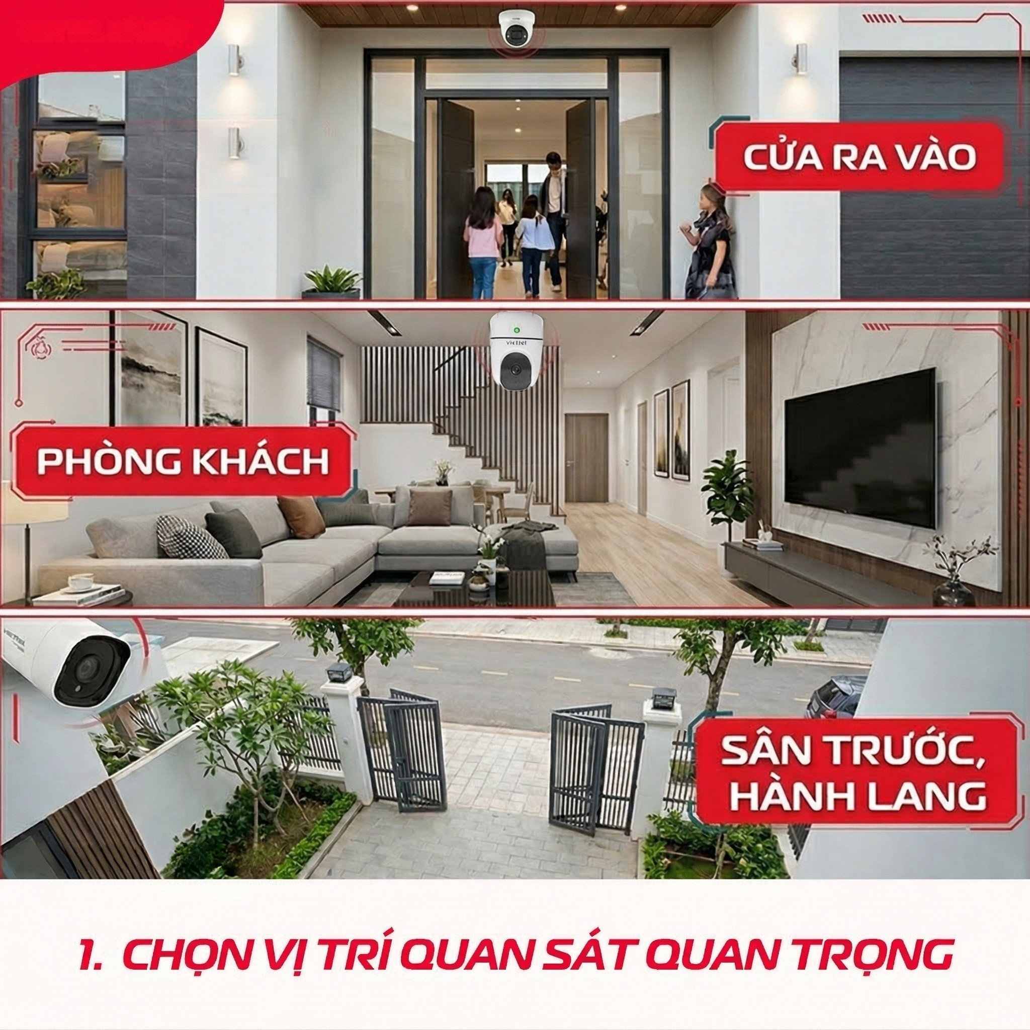 1. Chọn vị trí quan sát quan trọng