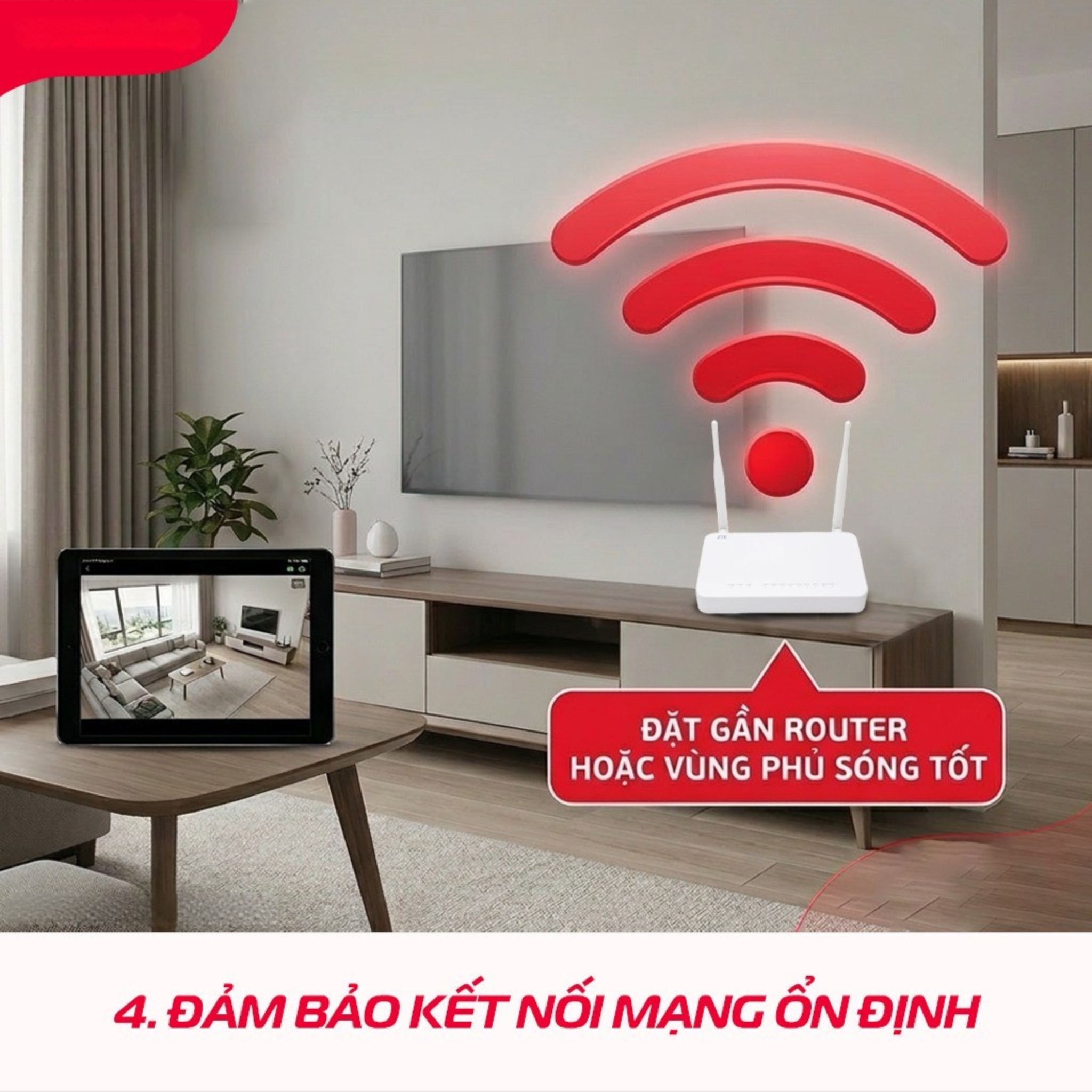 4. Đảm bảo kết nối mạng ổn định