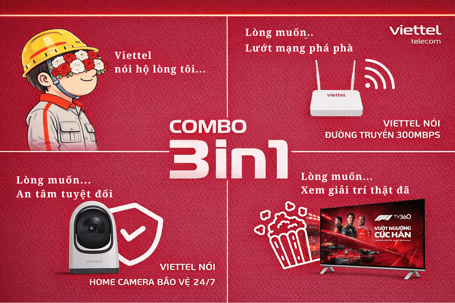 Combo Internet – Camera – Truyền Hình Viettel: Giải Pháp 3 Trong 1 Cho Gia Đình Hiện Đại