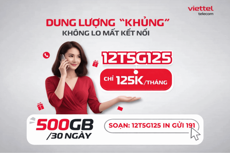 SIM Viettel 5G 12T5G125
