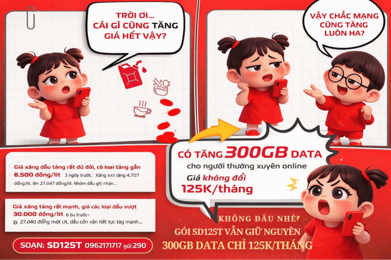 Gói Cước SD125T Viettel