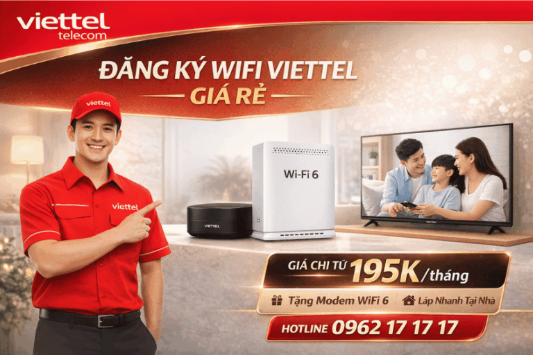 Đăng ký wifi viettel