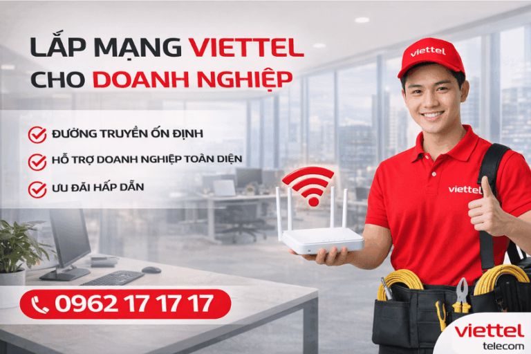 Lắp mạng Viettel cho doanh nghiệp