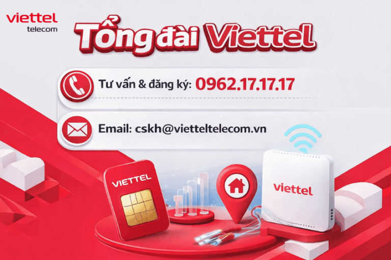 Số điện thoại tổng đài wifi viettel