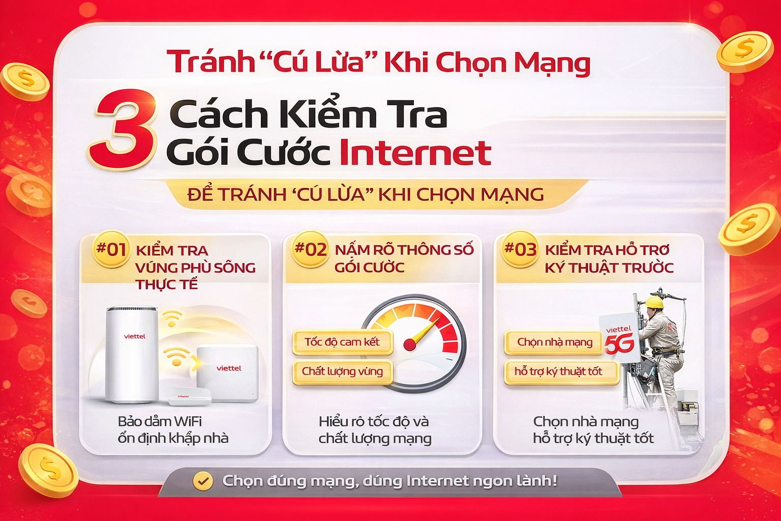3 Cách Kiểm Tra Gói Cước Internet Để Tránh " Cú Lừa" Khi Chọn Mạng