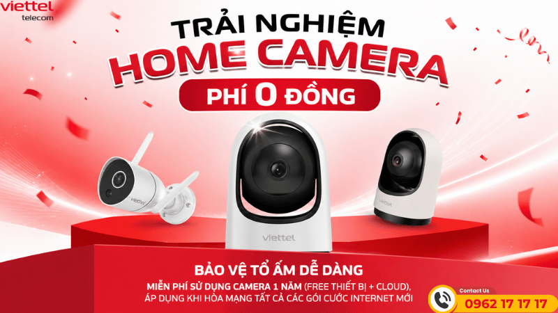 Khuyến Mãi Camera Viettel Tháng 4-5/2026: Lắp Mới Internet, Nhận Ưu Đãi Cloud Hấp Dẫn