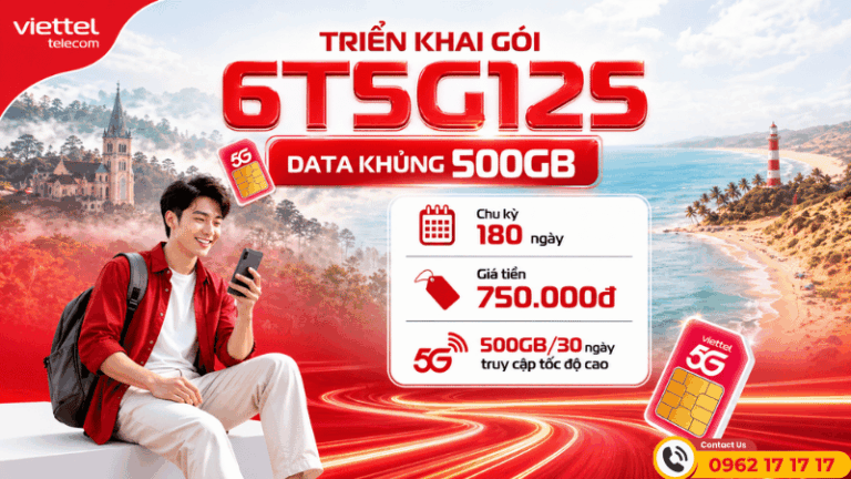 Gói 6T5G125 Viettel