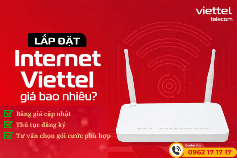 Lắp Mạng Internet Viettel