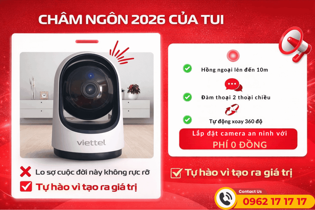 Home Camera Viettel: Giải Pháp Giám Sát 24/7, Hỗ Trợ Lắp Đặt Ưu Đãi Cho Khách Hàng Internet Viettel