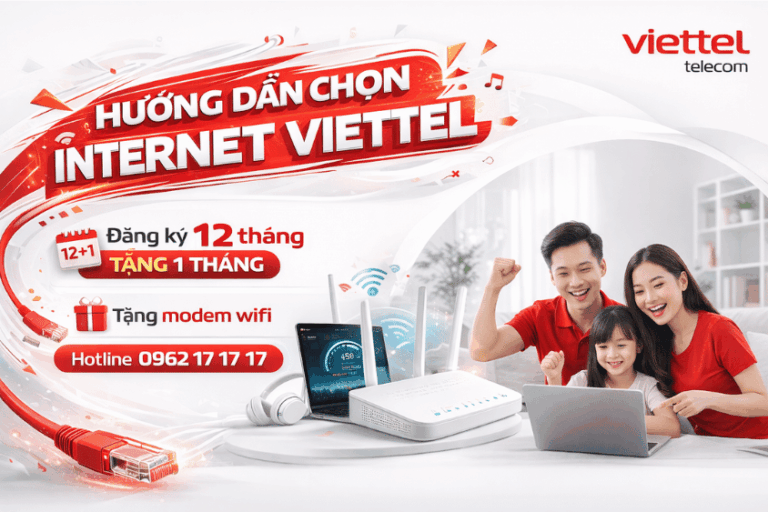 Gói cước mạng wifi viettel