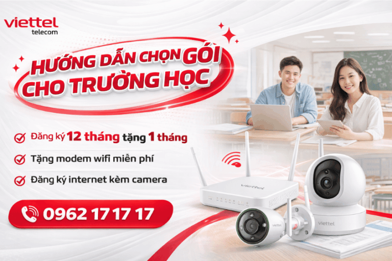 Hướng dẫn lắp wifi viettel cho trường học