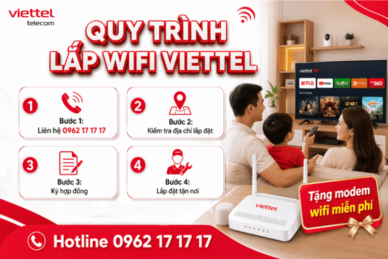 Quy Trình Lắp Wifi Viettel