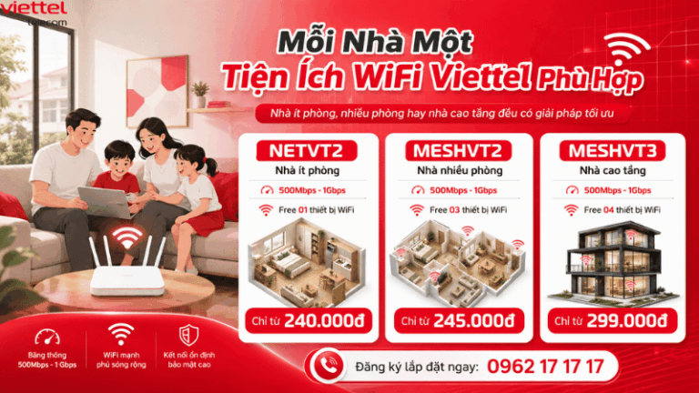 Internet Viettel Cho Mọi Nhà