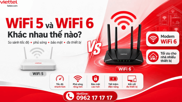 WiFi 5 Và WiFi 6 Khác Nhau Như Thế Nào?