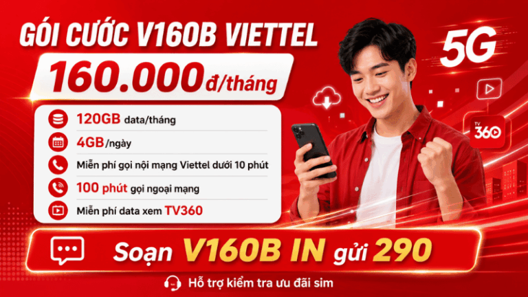 Gói V160B Viettel