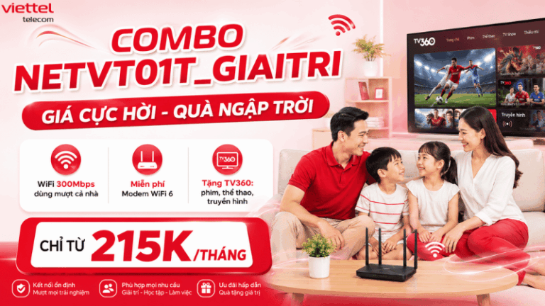 Combo NETVT01T_GIAITRI Viettel