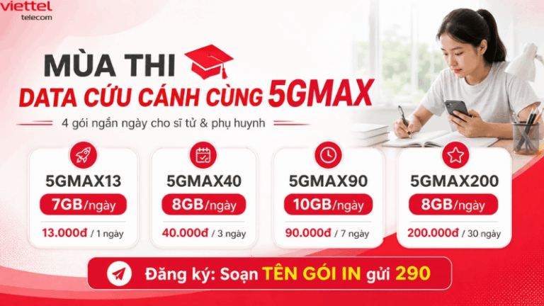 5GMAX Viettel Mùa Thi
