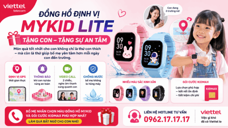 Đồng Hồ Định Vị MyKid Lite