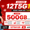 Gói 12T5G125 Viettel 500GB/Tháng - Đăng Ký Một Lần, Dùng Trọn 12 Tháng