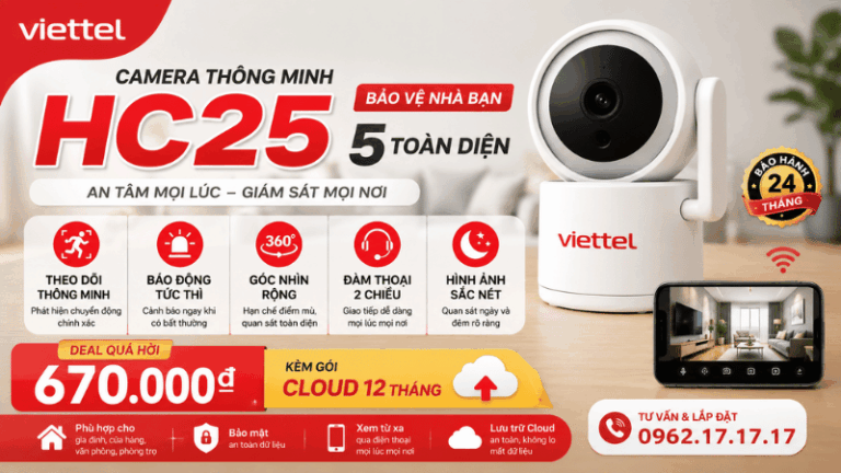 Camera HC25 Viettel