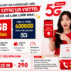 Gói 12T5G125 Viettel - 500GB/Tháng, Dùng Trọn 12 Tháng Không Cần Gia Hạn